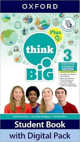 Copertina Think Big 3 Plus: Sb+Exam+Booster W/Dig
