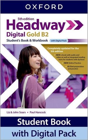 Copertina Headway 5E Hub Gold B2: Ec+Sbwb+Key+Dig