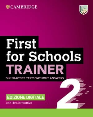 Copertina First For Schools Trainer 2Nd Ed. Level B2