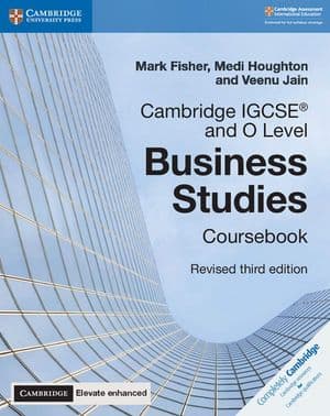 Copertina Cambridge Igcse And O Level Business Studies Revised 3Rd Ed.