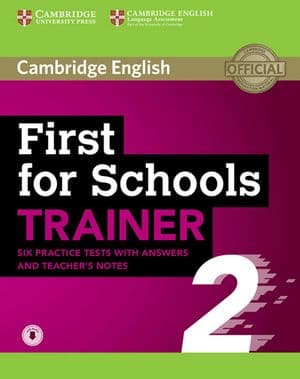 Copertina First For Schools Trainer 2Nd Ed. Level B2