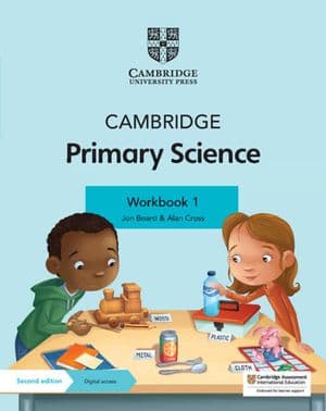 Copertina Cambridge Primary Science Workbook 1 With Digital Access (1 Year)