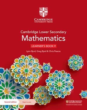 Copertina Cambridge Lower Secondary Mathematics 2Ed. 9 Learner'S Book+Digital Access