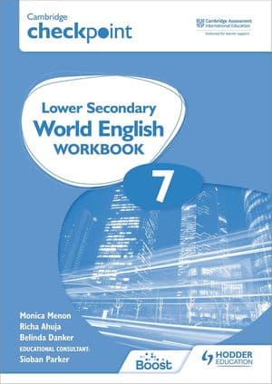 Copertina Cambridge Checkpoint Lower Secondary World English Workbook 7