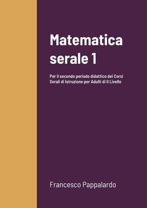 Copertina Matematica Serale 1