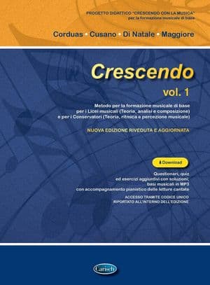 Copertina Crescendo Vol. 1 (Nuova Edizione Aggiornata E Riveduta)
