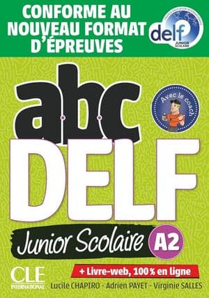 Copertina Abc Delf Junior Scolaire A2 2Ed+Livre Web+Dvd Edition 20