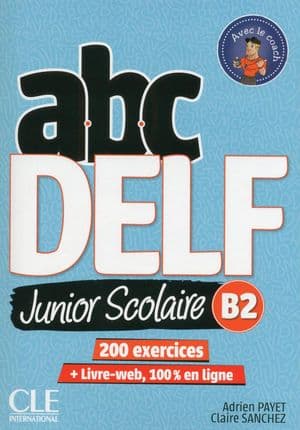 Copertina Abc Delf Junior Scolaire B2+ Livre Web + Dvd