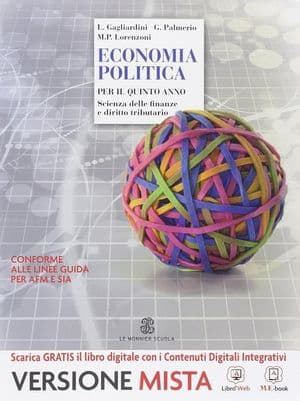 Copertina Economia Politica - Per Il 5Â° Anno - Scienza Delle Finanze E Diritto Tributar