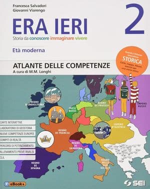 Copertina Era Ieri 2 + Atlante Delle Competenze 2+ Storie Da Leggere 2