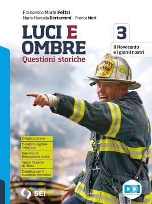 Copertina Luci Ed Ombre 3+Verso L'Esame Di Stato Con Percorsi Di Ed. Civica