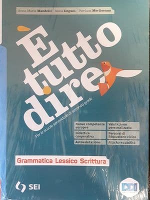 Copertina E' Tutto Dire+Dvd+Schemi Di Sintesi E Rip+Dal Testo Alla Gramm.+Prove Invalsi