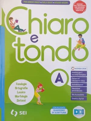 Copertina Chiaro E Tondo - Vol. A+Quaderno Di Scrittura+Laboratorio Con Invalsi