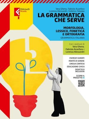 Copertina La Grammatica Che Serve Morfologia, Lessico, Fonetica E Ortografia + Invalsi