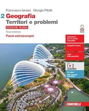 Copertina Geografia Territori E Problemi Edizione Rossa 3Ed - Volume 2 (Ldm)