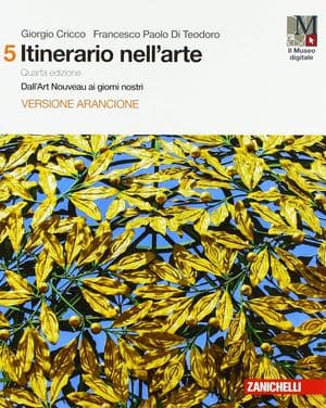 Copertina Itinerario Nell'Arte 4A Edizione Versione Arancione - Vol. 5 Con Museo (Ldm)