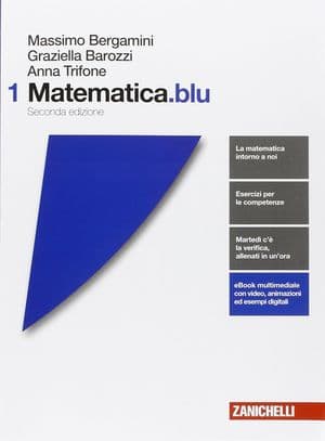 Copertina Matematica.Blu 2Ed. - Volume 1 (Ldm)