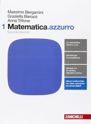 Copertina Matematica.Azzurro 2Ed. - Volume 1 (Ldm)