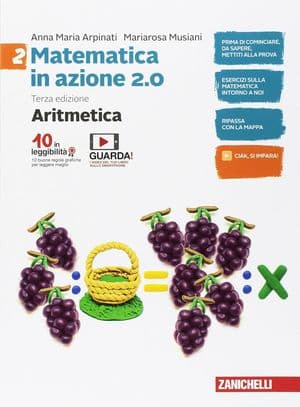 Copertina Matematica In Azione - Terza Edizione 2 0 - Conf  Aritm + Geom 2 (Ldm)