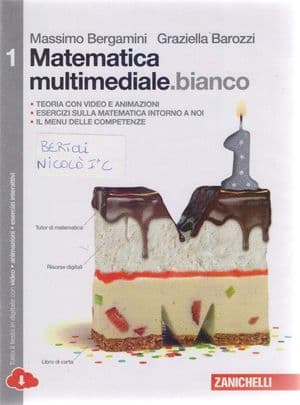 Copertina Matematica Mult  Bianco - Vol  1 Bianco   Multimediale (Ldm)