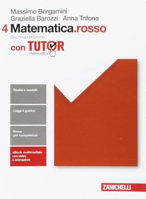 Copertina Matematica.Rosso 2Ed. - Volume 4 Con Tutor (Ldm)