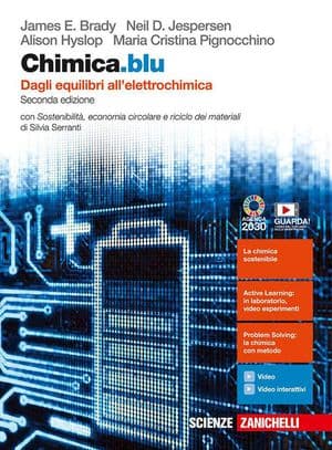 Copertina Chimica.Blu 2Ed. - Dagli Equilibri All'Elettrochimica (Ldm)