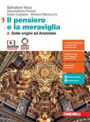Copertina Pensiero E La Meraviglia (Il)  - Conf. 1A + 1B + Filosofia X L'Ag.2030 (Ldm)