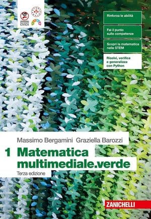Copertina Matematica Multimediale.Verde 3Ed. - Volume 1 (Ldm)