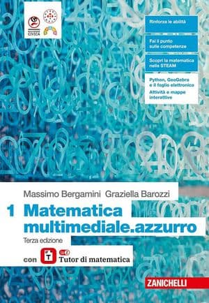 Copertina Matematica Multimediale.Azzurro 3Ed. - Volume 1 Con Laz Tutor (Ldm)
