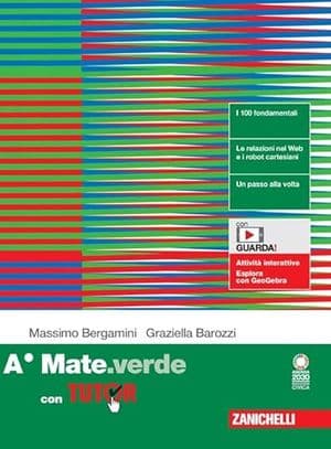 Copertina Mate.Verde - Confezione A Con Tutor (Ldm)