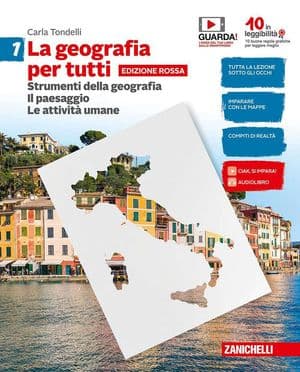 Copertina Geografia Per Tutti (La) - Edizione Rossa  - Volume 1 (Ldm)