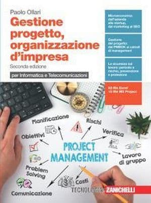 Copertina Gestione Progetto, Organizzazione D'Impresa 2Ed. - Vol. U (Ldm)