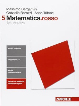 Copertina Matematica Rosso 2Ed  - Volume 5 (Ld)
