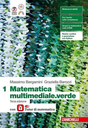 Copertina Matematica Multimediale.Verde 3Ed. - Volume 1 Con Laz Tutor (Ldm)
