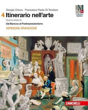 Copertina Itinerario Nell'Arte 4A Edizione Versione Arancione - Vol. 4 Con Museo (Ldm)