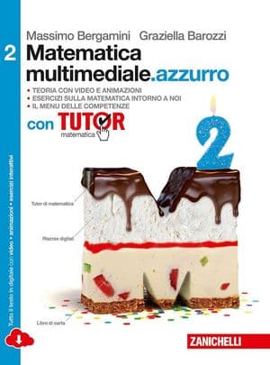 Copertina Matematica Multimediale Azzurro - Volume 2 Azzurro Con Tutor Multim  (Ldm)