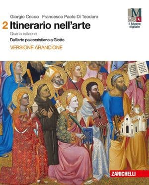 Copertina Itinerario Nell'Arte  4A Edizione Versione Arancione - Vol. 2  (Ldm)