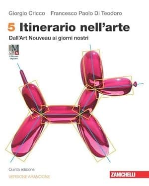 Copertina Itinerario Nell'Arte Versione Arancione 5Ed - Volume 5 (Ldm)