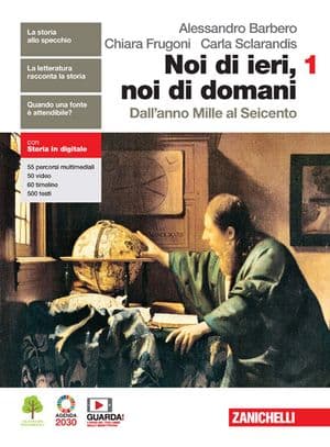 Copertina Noi Di Ieri, Noi Di Domani - Conf. Vol. 1 + Educazione Civica (Ldm)