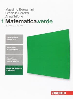 Copertina Matematica.Verde 2Ed. - Volume 1 (Ld)