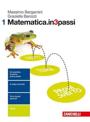 Copertina Matematica In3Passi - Volume 1 (Ld)