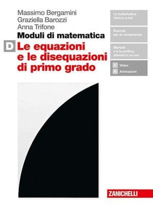 Copertina Moduli Di Matematica - Volume D (Ldm)
