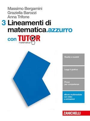 Copertina Lineamenti Di Matematica.Azzurro  - Volume 3 Con Tutor (Ldm)