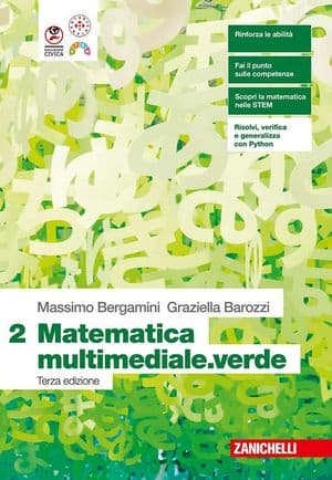 Copertina Matematica Multimediale.Verde 3Ed. - Volume 2 (Ldm)