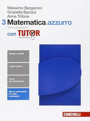 Copertina Matematica.Azzurro 2Ed. - Volume 3 Con Tutor (Ldm)