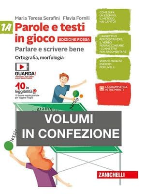Copertina Parole E Testi In Gioco Edizione Rossa - Conf. 1A + 1B + Quaderno (Ldm)
