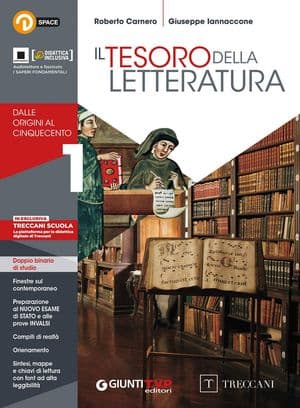 Copertina Tesoro Della Letteratura 1 (Senza Quaderno)