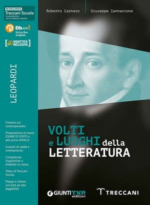 Copertina Volti E Luoghi Della Letteratura Leopardi