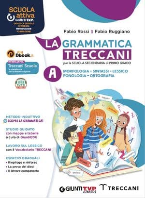 Copertina Grammatica Treccani Vol. A + Vol. B + Palestra Green