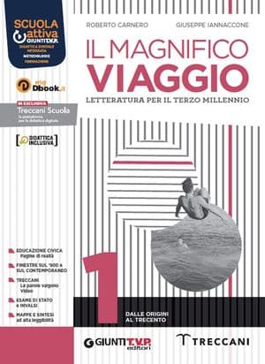 Copertina Magnifico Viaggio 1 + Scrittura + Divina Commedia